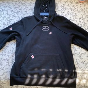 Nike Floral Embroidered Hoodie